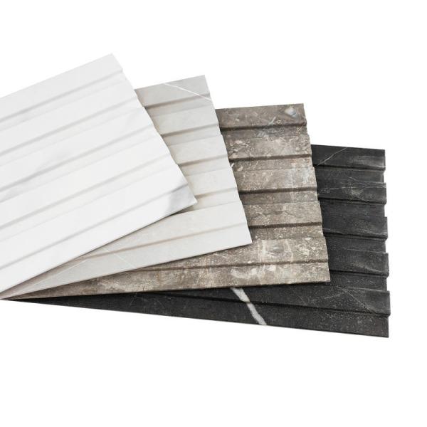 Modern Interior Art Louver Decorative 3d Fluted Wpc Wall Panels for Wall or Ceiling and Indoor Tv Pvc Covering Panel