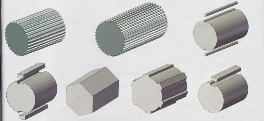 Customized Steel Screw Shaft , Cr - Mo Alloy Twin Screw Extruder Parts