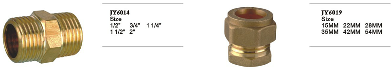 Copper Core Forged Brass Pipe Fittings Compression Pipe Cap BS864-2 Standard