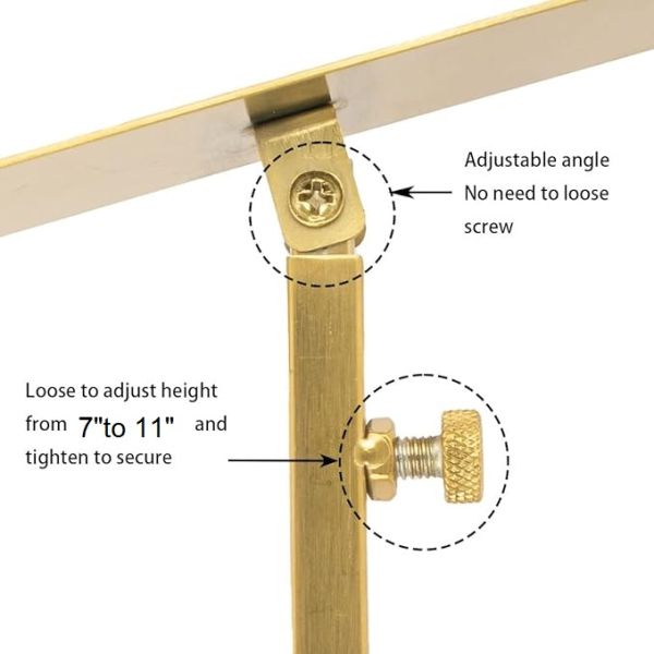 Countertop Metal Riser Stand Adjustable Retail Shoe Rack Stainless Steel