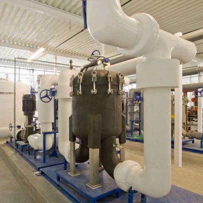 Instalações industriais de tratamento de águas de aço inoxidável para abate