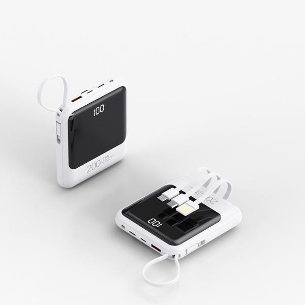 Outdoor Charging 20000mah Power Bank with LED Display and Universal Socket