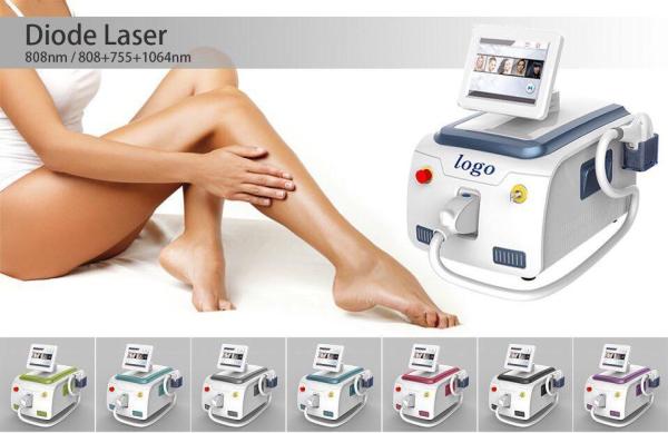 Professional Diode Laser Hair Removal Machine 808nm/755 808 1064 Nm Triple Wavelength