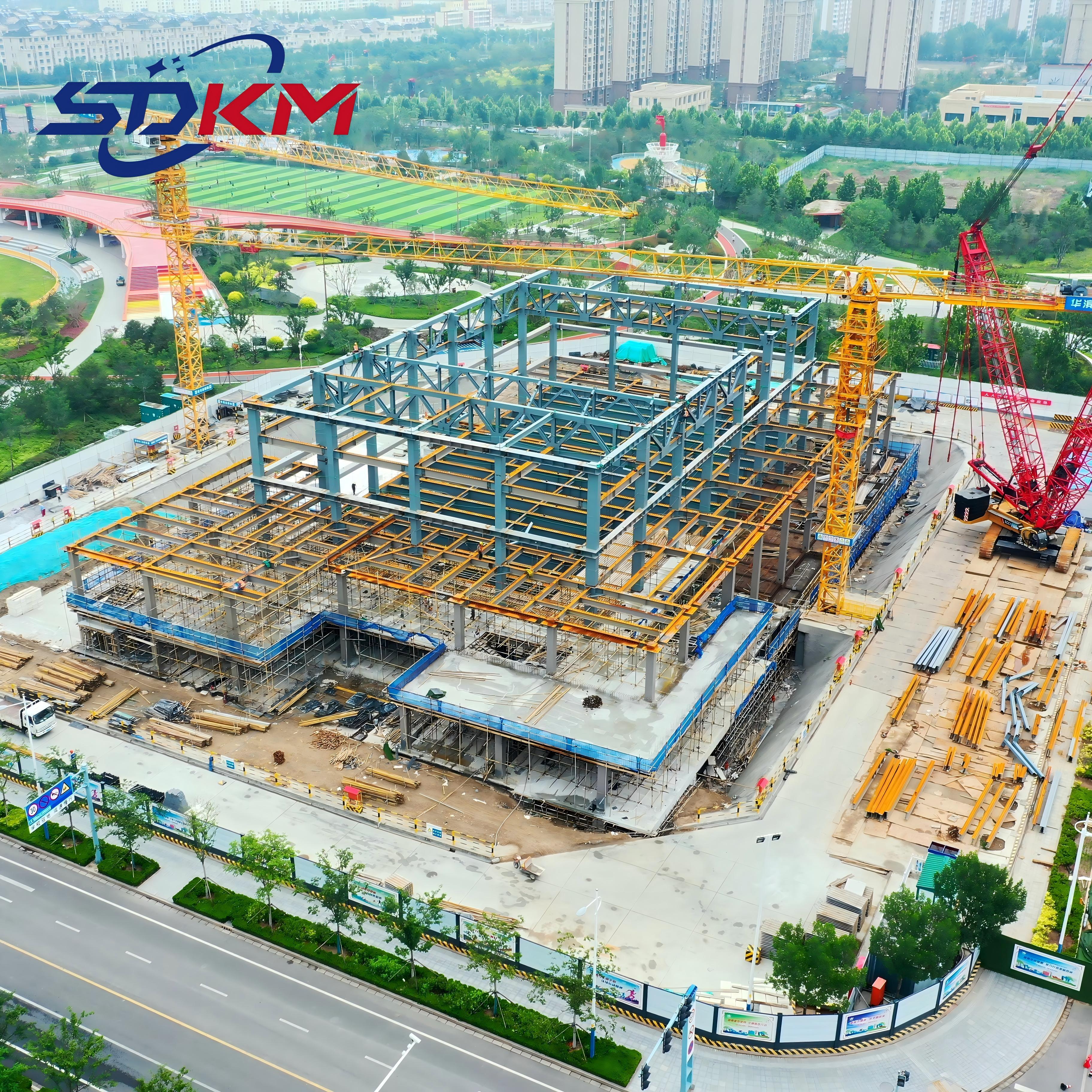 Modular Steel Frame Industrial Building Quick Assemble Large Span Steel