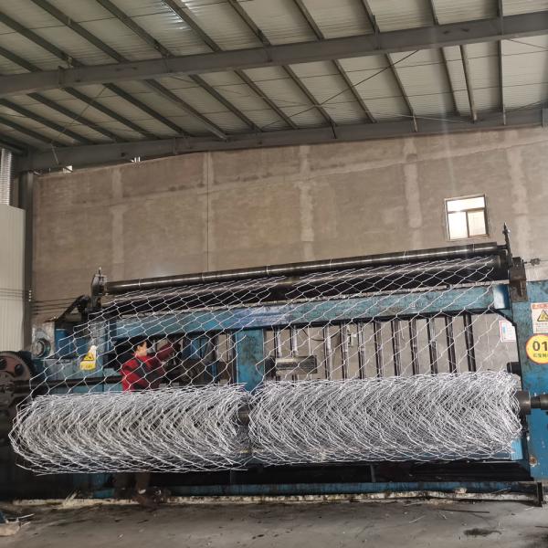 Galvanisée 1mx1mx3m Boîte de gabon Muro de retenue en PVC revêtu
