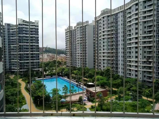 Punching Processed Highest Grade Stainless Steel Invisible Grille with 5cm Wire Distance Gap for Balcony and Window Safety