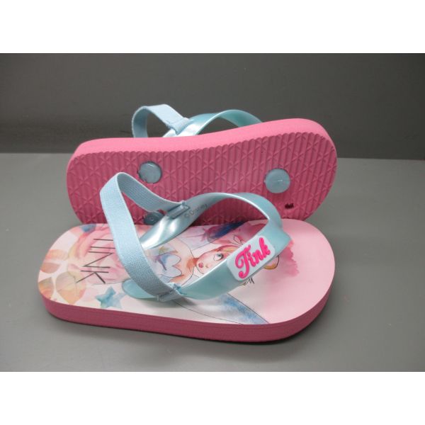 Design OEM dessin animé enfants Flops de plage pantoufles d'été avec semelle de rebond ondulée EVA