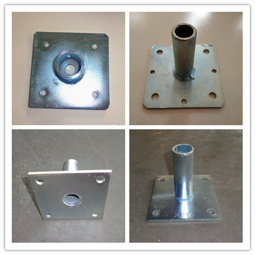 Q235 Carbon Steel Galvanized Jack Base Plate For Scaffolding