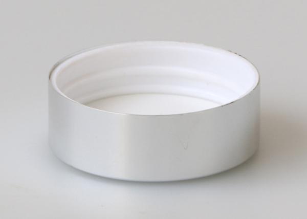 Cor de prata brilhante de colocação em latas das tampas 53mm do frasco da boca larga plástica de alumínio