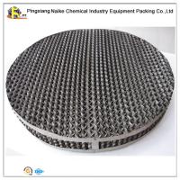 Acero inoxidable 316 chapa metálica perforada envasado estructurado 350Y para columna de destilación