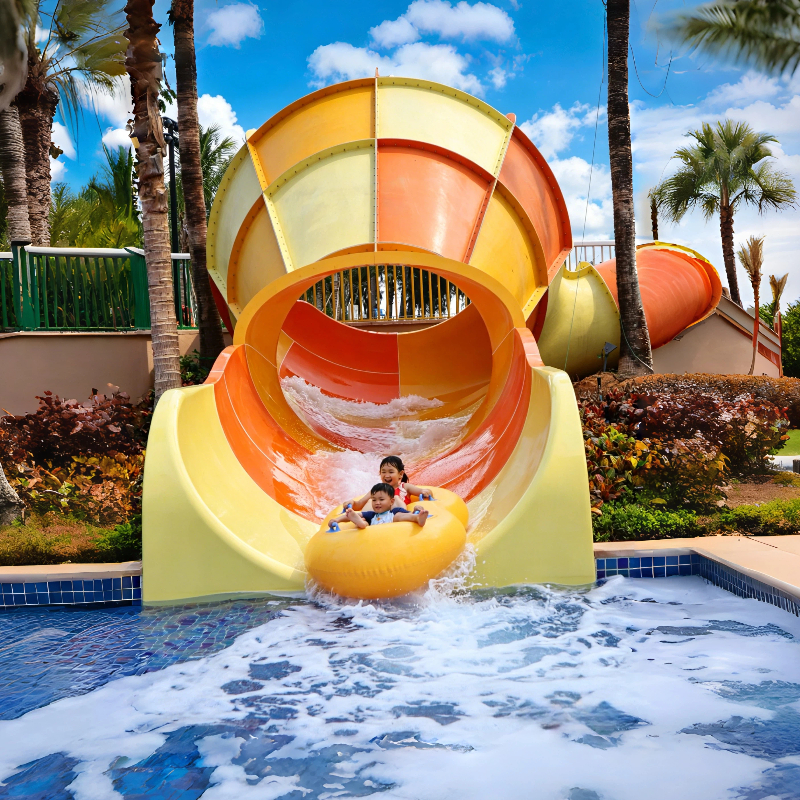 Commercial Fiberglass Funnel Water Slide for Swimming Pool and Water Park