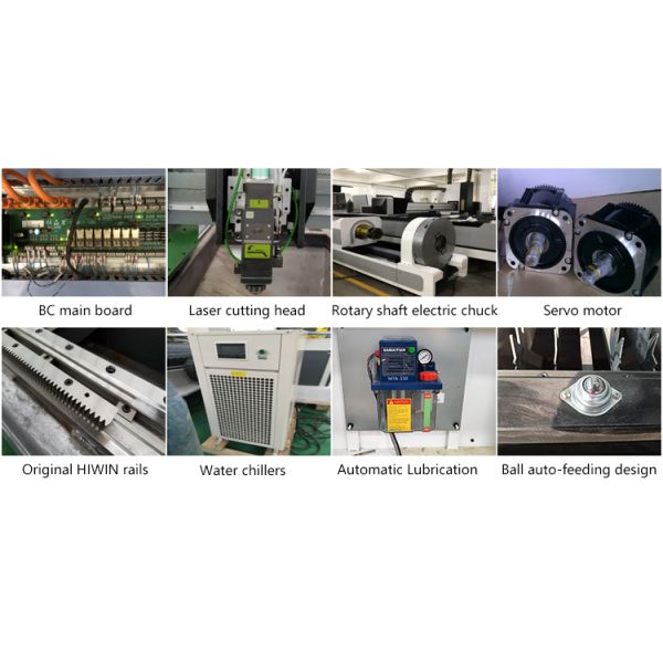 Iron Aluminum Steel Fiber Laser Cutting Machine 3kw 2000w