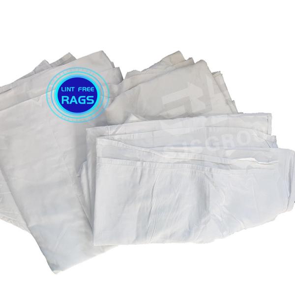 High Quality Standard Size White Bed Sheet Cotton Rags Cut Pieces Industrial Clothing Wiping Rags For Cleaning