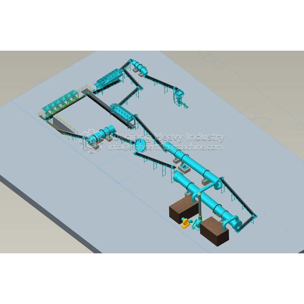 15t/h Calcium Ammonium Nirtate Compounds Fertilizer Production Equipment