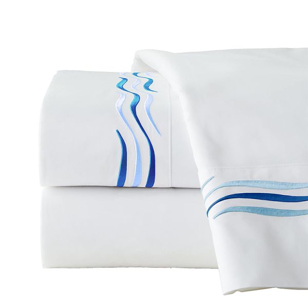 Home Embroidered Bed Sheet Set Bedding Set in National Standards Color Fastness Grade