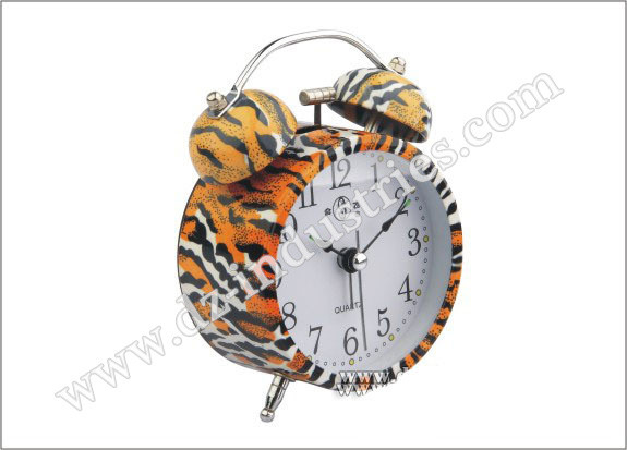 Quartz clock Floral alarm clock with 6 designs