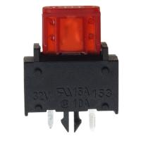 AMPFORT Nylon Housed PCB Mount Fuse Holder 153 15A 32V Para Mini Auto Blade Fuse 297