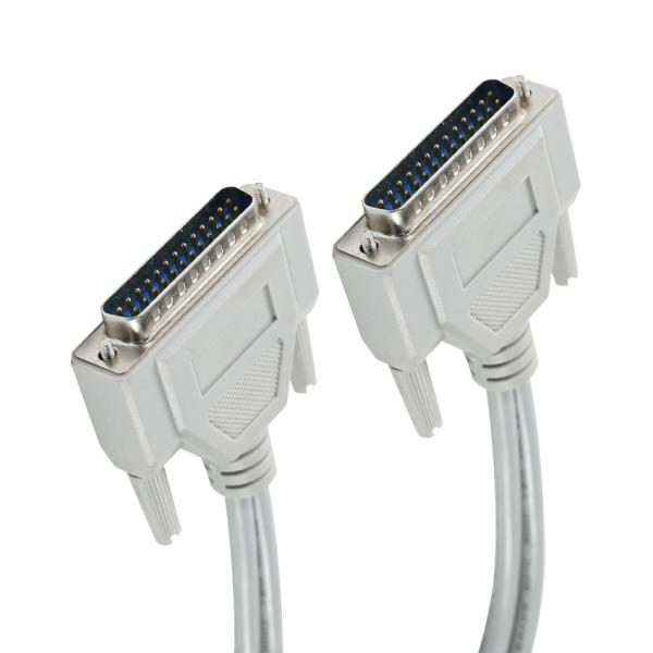DB-25 Male to Male Serial Cable RS-232 Parallel Printer 1ft 2ft 5ft