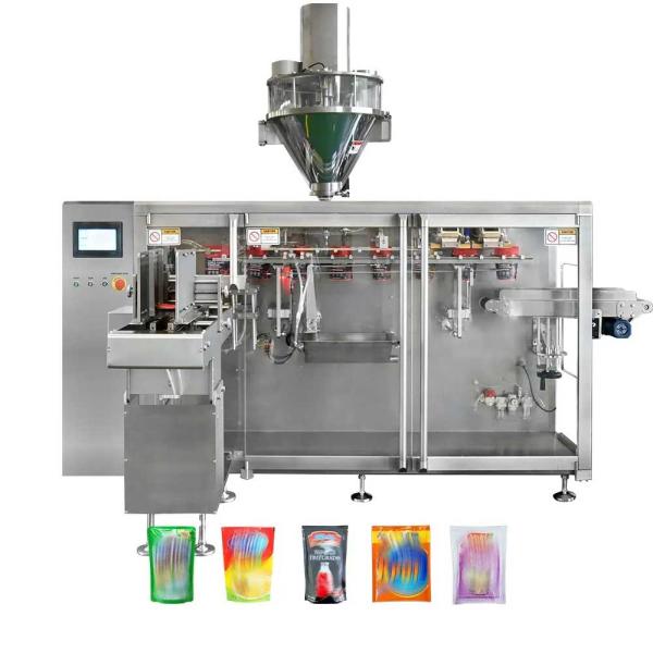 Máquina automática de embalaje de bolsas prefabricada horizontal de alta velocidad