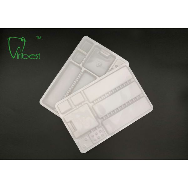 White Electronics Packaging Disposable Plastic Tray