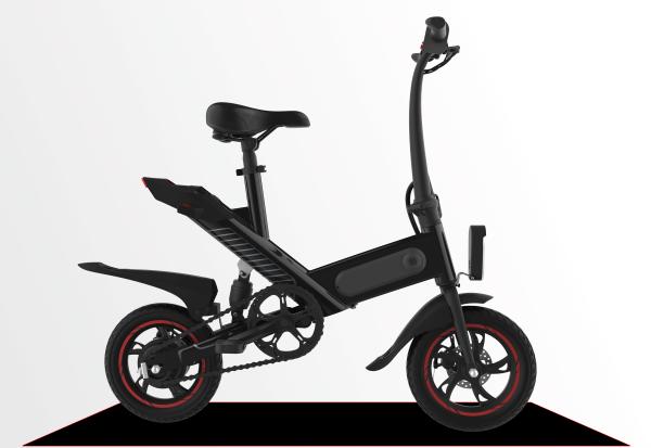 350W Selectric Folding Bike Lightweight High Carbon Steel Long - Distance Mileage