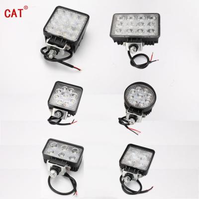 Tractor IP68 CAT LED Work Lights 24v Beads 12v LED Work Light 60w 27w 48w 51w