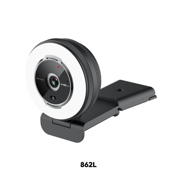 4K Remote Work Webcam with PDAF Focus and Dual MIC USB Camera