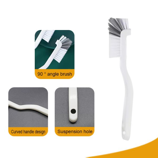 Чистка кухни, кисть, раковина, бытовая посуда, сковородка, уголки, плитки, линии, кисти для очистки