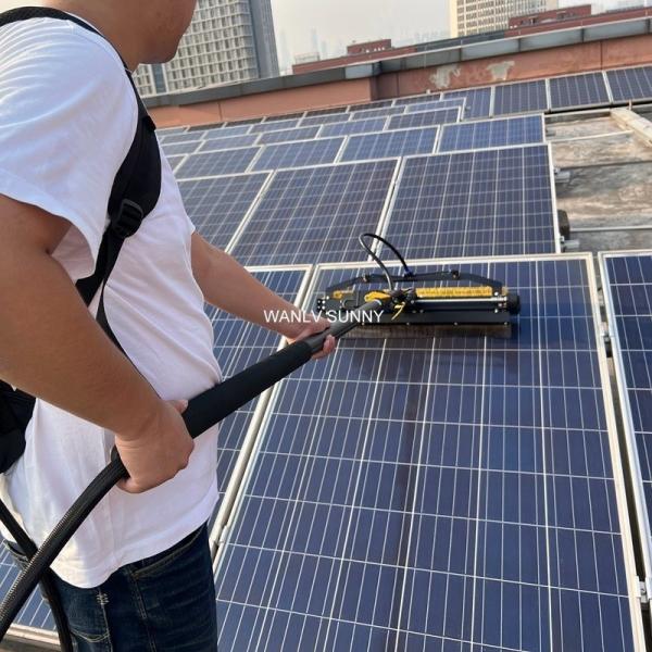 Electric Solar Photovoltaic Panel Cleaning Tool Brushes 3.5m 5.5m 7.5m Telescopic