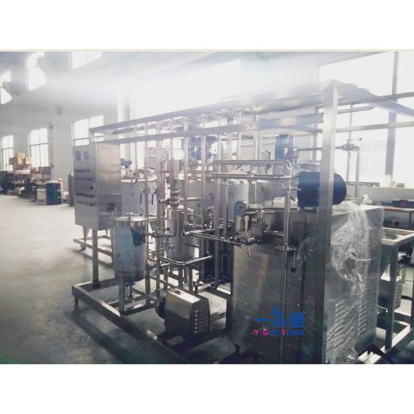 PLC Control Mango Juice Pasteurizer Machine，Tubular Milk Pasteurisation Machine