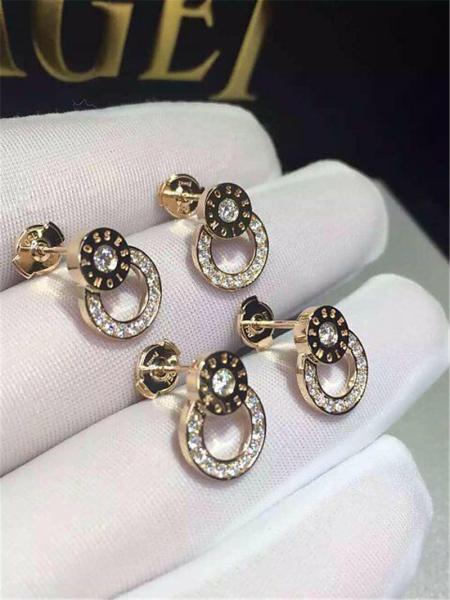 Luxury jewe factory earrings gold diamond  18k gold  white gold yellow gold rose gold diamond earrings