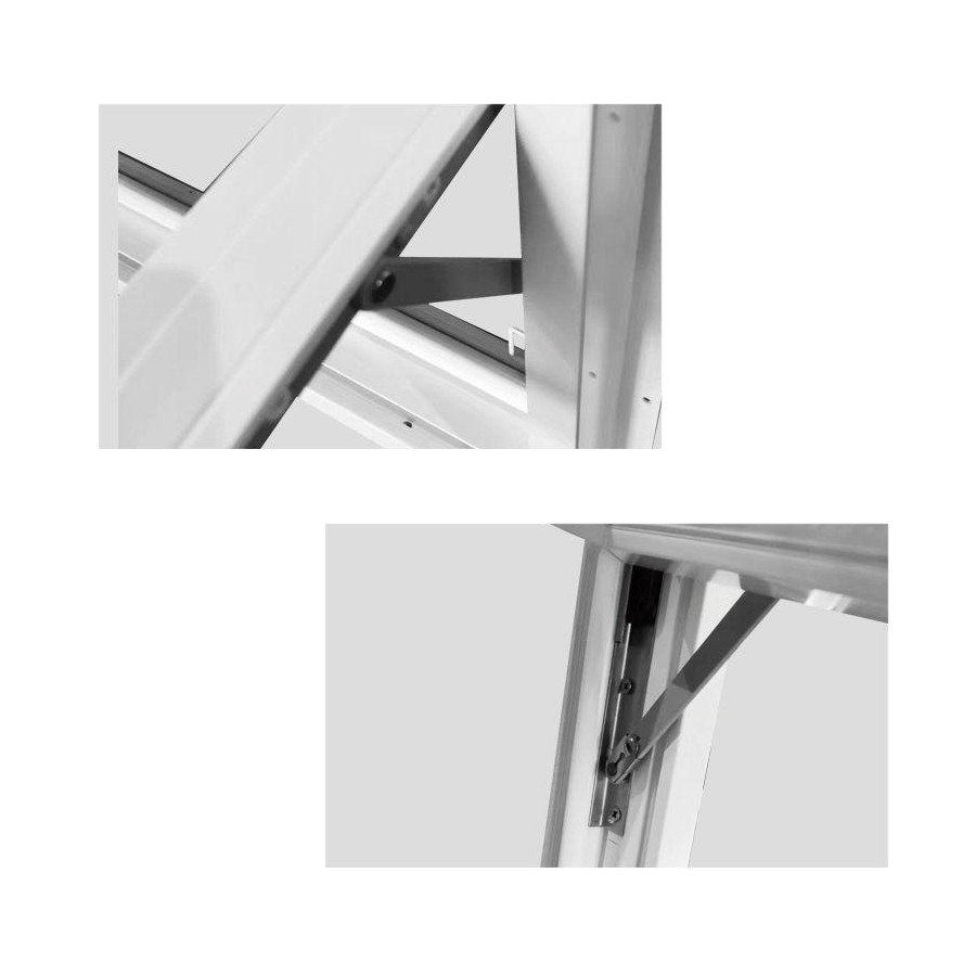 75-мм серия обратный винил UPVC Hopper окно наклон внутрь