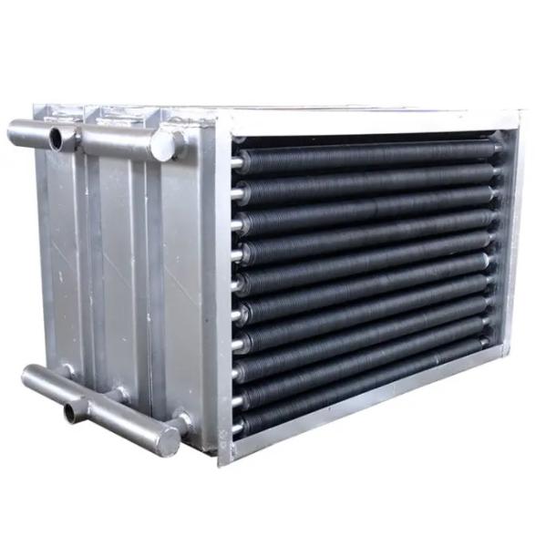 Aidear Industrial Stainless Steel Finned Tube Coil Steam Convector Heat Exchanger With Pump For Dryer