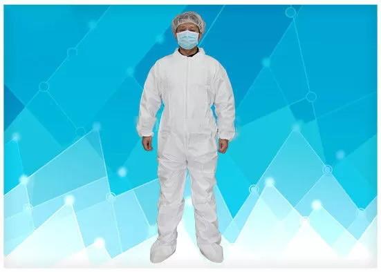 Disposable Protective Suit Practical Disposable Protective Coverall Acid Resistance For Criminal Investigation