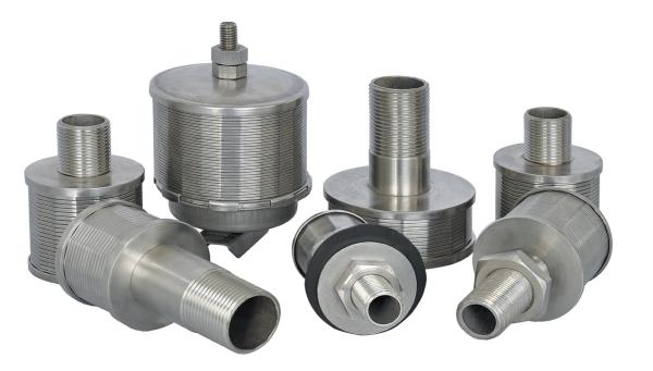 Stainelss Steel Filter Johnson Screen Nozzle, Wedge Wire Wrapped Water Filter Bottom Nozzle For Mixed Bed