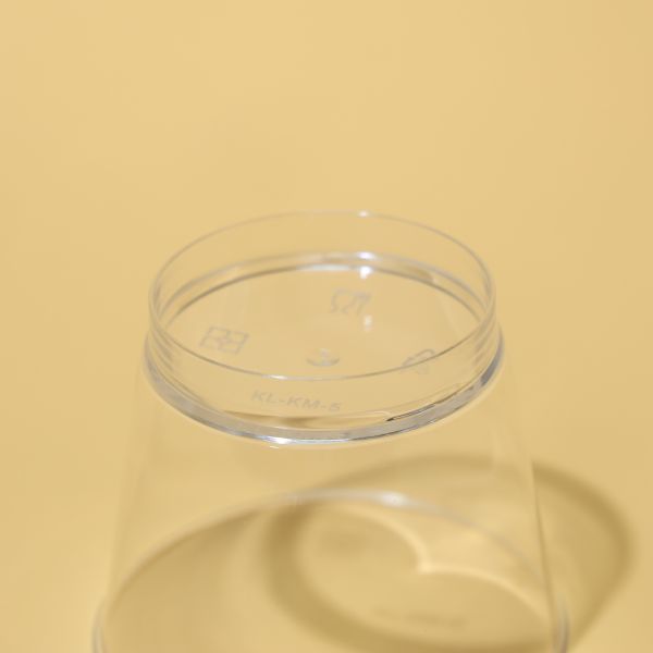 Clear PS Polystyrene Plastic Cup Transparent Plastic Juice Cups Customized Logos
