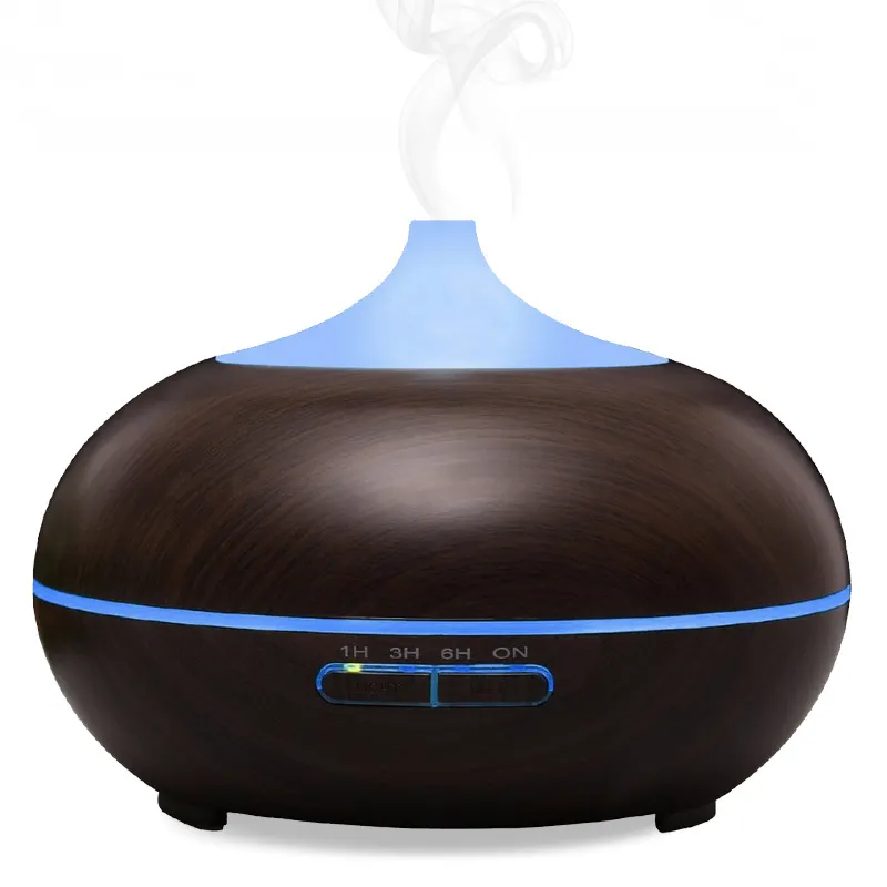 Unique Products 300ml Light Wood Oil Diffuser Innogear Essential Oil Diffuser Aroma Diffuser with Color LED Lights Changing