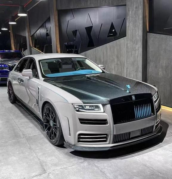 Rolls-Royce Ghost Carbon fiber body Kit ghost mansory style front and rear bumper spoilers hood fenders