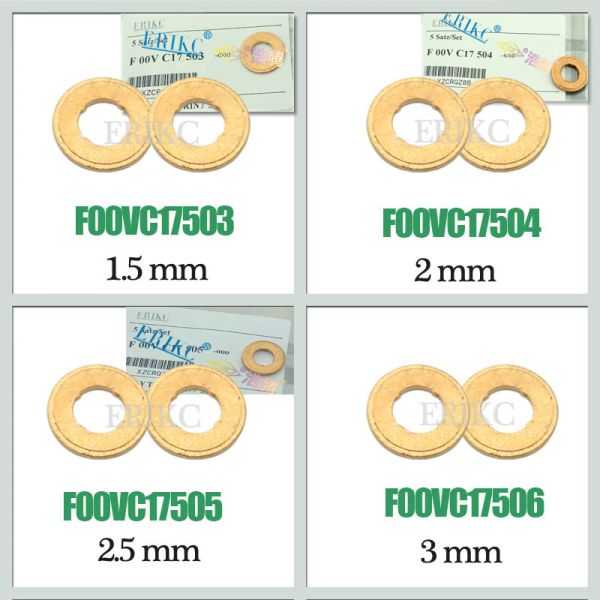 F 00V C17 504 liseron 7.1*15*2mm oil common rail injector copper washer , For BOS fuel injector copper gasket washer