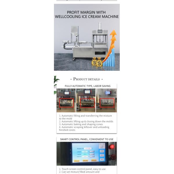 Ice Cream Cone Egg Roll Machine Commercial Automatic Ice Cream Cone Egg Roll Making Machine Price