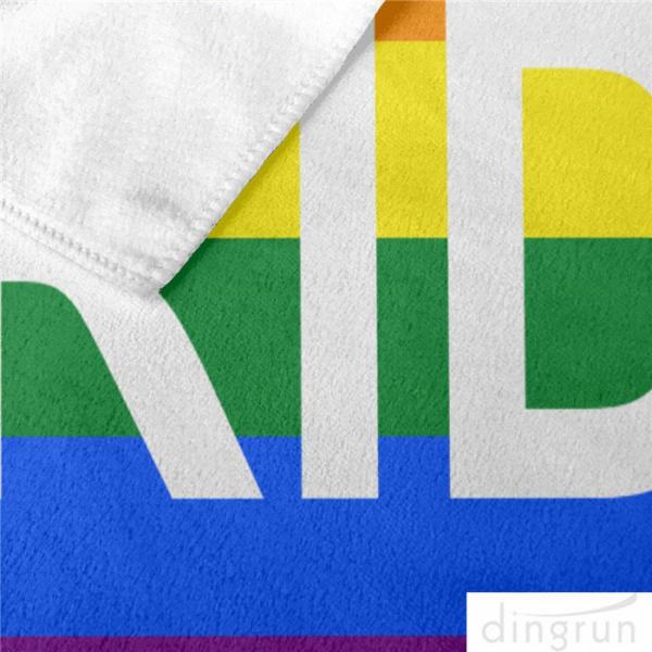 Homosexual Love Rainbow Hand Towels Gay Pride Bath Bathroom Shower Towels