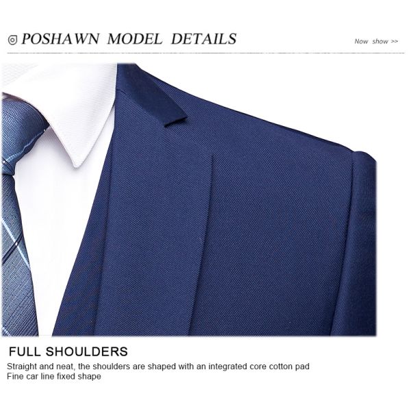V-neck Collar Work Vest Uniform Design for Men's Formal Suits by Traditional Suppliers