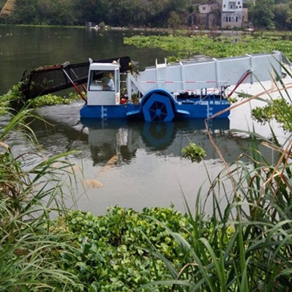 Hydraulic Aquatic Weed Harvester Lake Weed Skimmer Eco Harvester WH100