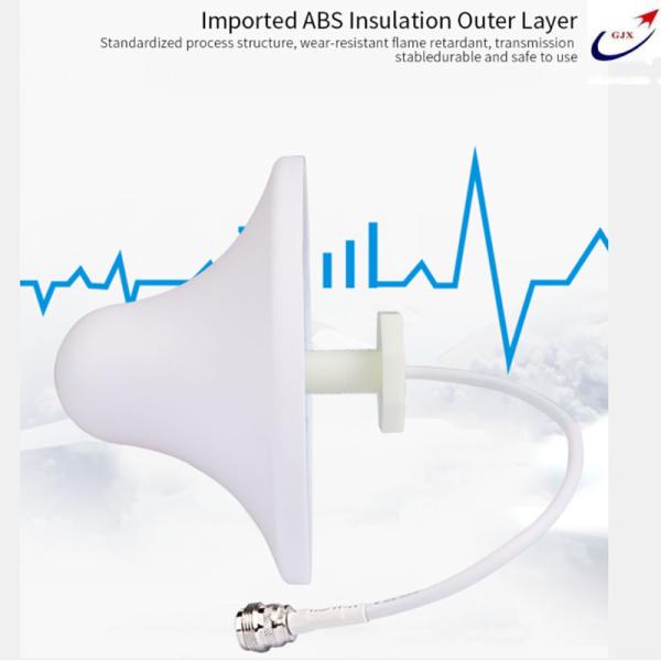 2.4g Indoor signal amplifier N Male Female White ABS Omni Wifi Ceiling   Mount Wifi Antenna