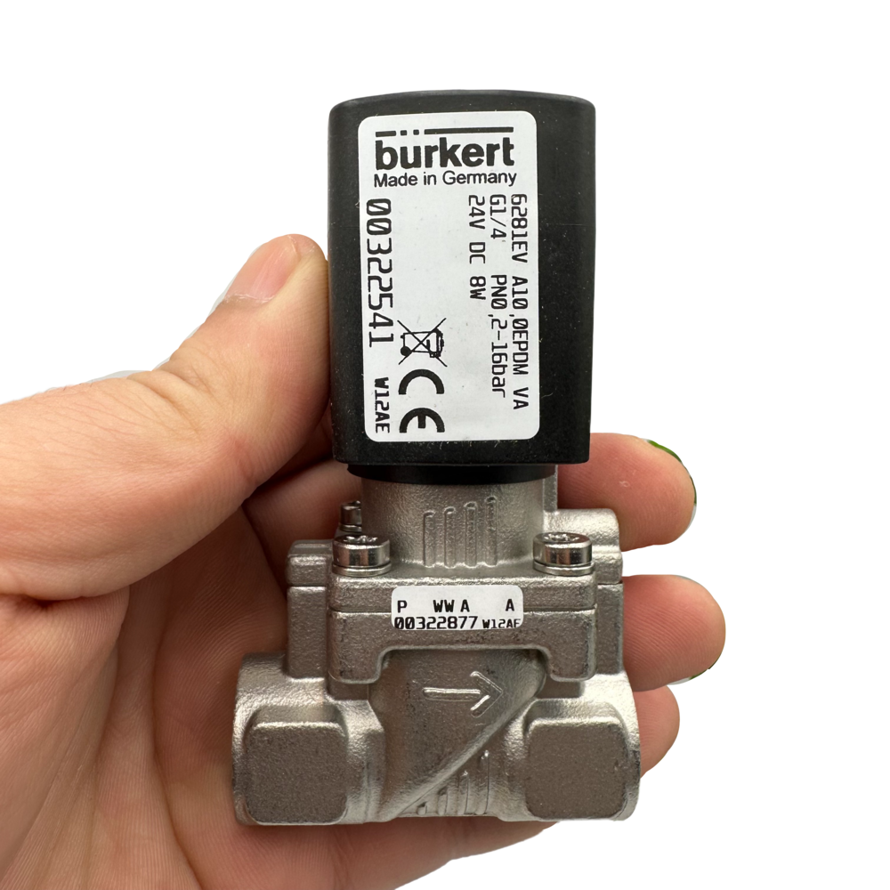EPDM Seal Materials G1/4″ Pneumatic Solenoid Valve 24V DC 2 Way Normally Closed Valve and 2 Way Normally Open Valve Function 00322541