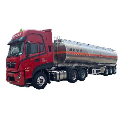 42000 Liters Diesel Gasoline Transport Tank Semi Trailer With 2 3 4 Axles Max Payload 25001 - 30000Kg