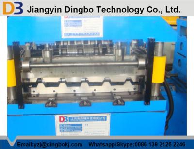 Color Steel / Aluminum Sheet Roof Panel Roll Forming Machine Trapezoidal Type