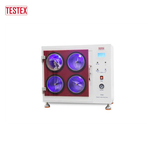 TESTEX Textile Lab Equipment , Random Tumble Pilling Tester With 2 Or 4 Pilling Test Chambers