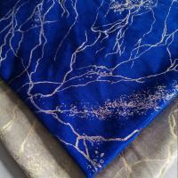 Tissu Velours Métallique Anti-Bouloche 210gsm Tissu de Rembourrage Velours de Luxe