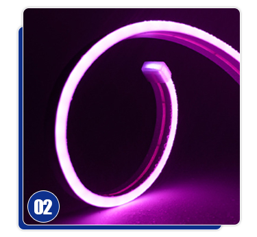 Гибкая водонепроницаемая изгибаемая светодиодная световая лента из ПВХ Производители Smart Neon Flex Outdoor